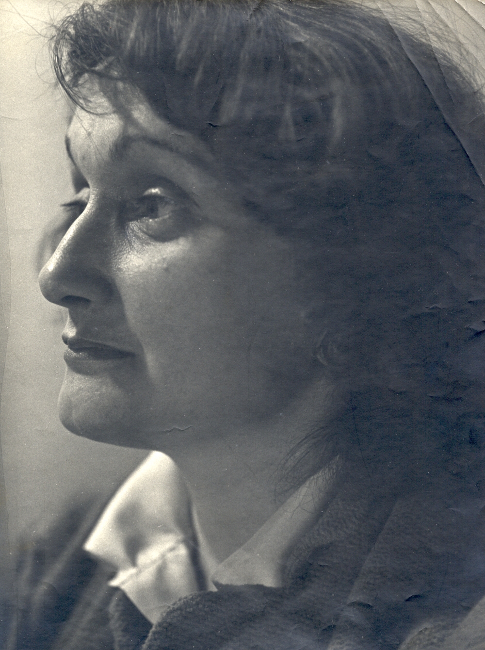 Božena Rajlichová kolem roku 1950 (foto básník Josef Kainar)